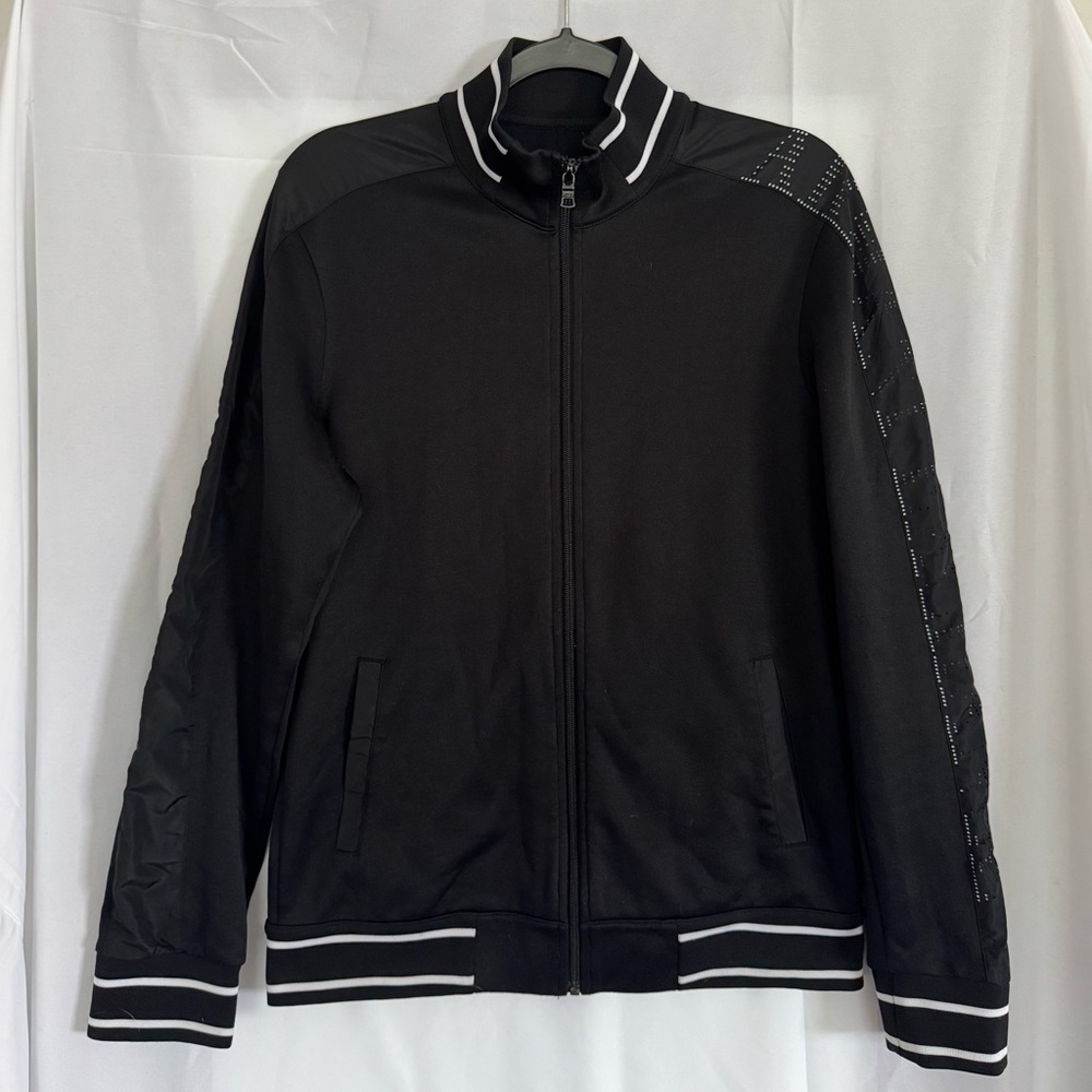 Armani Exchange Black Zip Up Sweater *Mint Condition*